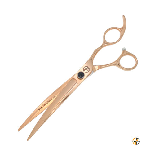 Golden-Shears-PLQ-Rose-Gold-Curved-Grooming-Shear